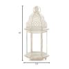 Large Distressed White Lantern