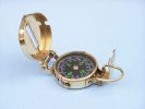 Solid Brass Military Compass 4""