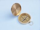 Solid Brass Gentlemen's Compass w/ Rosewood Box 4""