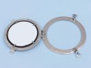 Chrome Decorative Ship Porthole Mirror 12""