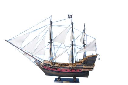 Captain Kidd's Adventure Galley Limited Model Pirate Ship 36"" - White Sails