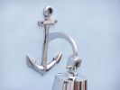 Chrome Hanging Anchor Bell 12""