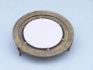 Antique Brass Decorative Ship Porthole Mirror 17""