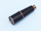 Deluxe Class Admiral's Antique Copper Leather Spyglass Telescope 27"" with Rosewood Box