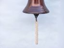 Antique Copper Hanging Ships Bell 11""