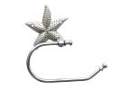 Chrome Starfish Hand Towel Holder 10""