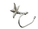 Chrome Starfish Hand Towel Holder 10""