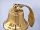 Brass Plated Hanging Harbor Bell 4""