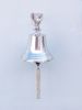 Chrome Hanging Ship's Bell 9""