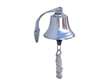 Chrome Hanging Harbor Bell 4""