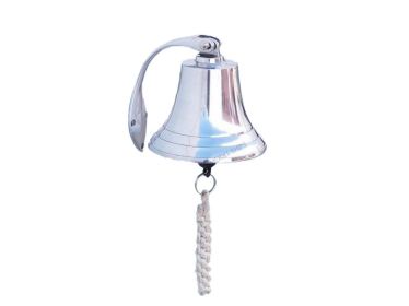 Chrome Hanging Harbor Bell 5.5""