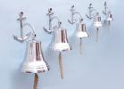 Chrome Hanging Anchor Bell 12""