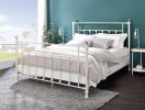 ACME Comet Full Bed, White Finish BD00133F