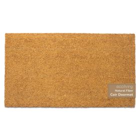 Welcome Doormats Natural Coco Coir Mats with Non Slip PVC Backing Indoor Outdoor Mats for Home & Office Floor Mats for Door Decor Patio Decor Plain En