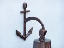 Antique Copper Hanging Anchor Bell 12""