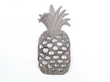 Cast Iron Pineapple Trivet 9""