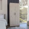 180 Armoire Beery, Bedroom, Light Gray