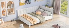 Full Size Wood Daybed/Sofa Bed, White