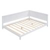 Full Size Wood Daybed/Sofa Bed, White