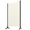 3-Panel Room Divider Cream White 102.4"x70.9"