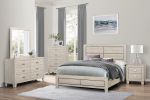 Modern Contemporary Light Brown Finish 1pc Queen Bed Wooden Bedroom Furniture