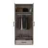 180 Armoire Beery, Bedroom, Light Gray