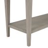 TREXM Classic Retro Style Console Table with Three Top Drawers and Open Style Bottom Shelf, Easy Assembly (Gray Wash)