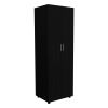 2 Piece Bedroom Set, London Armoire + Rioja 4 Drawer Dresser, Black