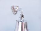 Chrome Hanging Ship's Bell 9""