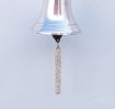 Chrome Hanging Ship's Bell 9""