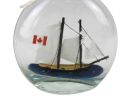 Bluenose Sailboat in a Glass Bottle 4""