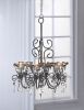 Midnight Blooms Black Chandelier