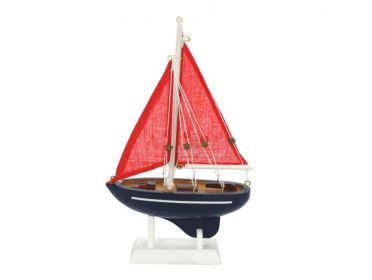 Wooden American Paradise Model Sailboat 9""