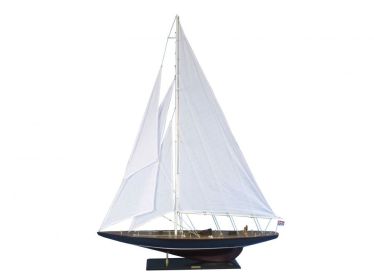 Wooden Endeavour Model Sailboat Decoration 60""