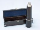 Deluxe Class Hampton Collection Chrome - Leather Spyglass with Black Rosewood Box 36""