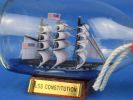 USS Constitution Model Ship in a Glass Bottle 5""