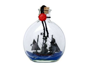 Calico Jack's The William Model Ship in a Glass Bottle 4""