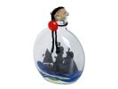 Black Bart's Royal Fortune Model Ship in a Glass Bottle 4""