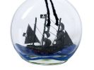 Black Bart's Royal Fortune Model Ship in a Glass Bottle 4""