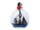 Black Bart's Royal Fortune Model Ship in a Glass Bottle 4""