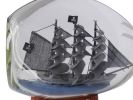 Flying Dutchman Pirate Ship in a Glass Bottle 7""