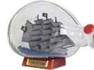 Flying Dutchman Pirate Ship in a Glass Bottle 7""