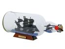 Fearless Model Ship in a Glass Bottle 11""