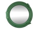 Seafoam Green Decorative Ship Porthole Mirror 20""