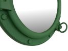 Seafoam Green Decorative Ship Porthole Mirror 20""