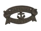 Cast Iron Captains Quarters Sign 8""