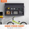 VEVOR Wall-Mounted Metal Storage Cabinet w/ Adjustable Shelf 120lbs per Shelf