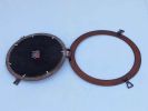 Antique Copper Decorative Ship Porthole Clock 24""