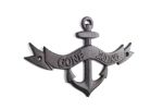 Cast Iron Gone Sailing Anchor Sign 8""