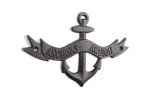 Cast Iron Anchors Aweigh Anchor Sign 8""